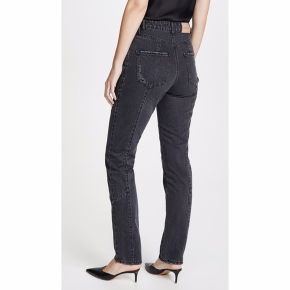 NEW Retrofete Taylor Jeans Black 26 - Picture 3 of 17